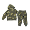 Carter's Sherpa Olive Dino Hoodie & Jogger Set - Size 2T - Bounce Mkt