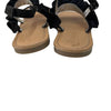 Cat & Jack Black Faux Suede Sandals - Size 8 - Bounce Mkt