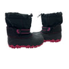 Cat & Jack Black & Pink Winter Boots - Size 2Y Big Kid - Bounce Mkt