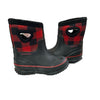 Cat & Jack Black & Red Plaid Waterproof Boots - Size 5 - 6 - Bounce Mkt