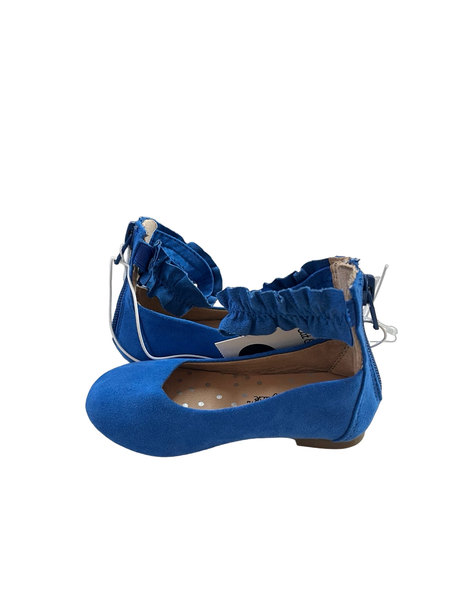 Cat & Jack Blue Faux Suede Shoes with Tags - Size 6 - Bounce Mkt