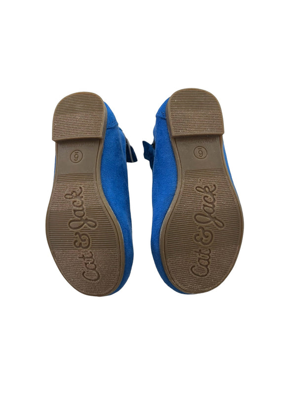 Cat & Jack Blue Faux Suede Shoes with Tags - Size 6 - Bounce Mkt