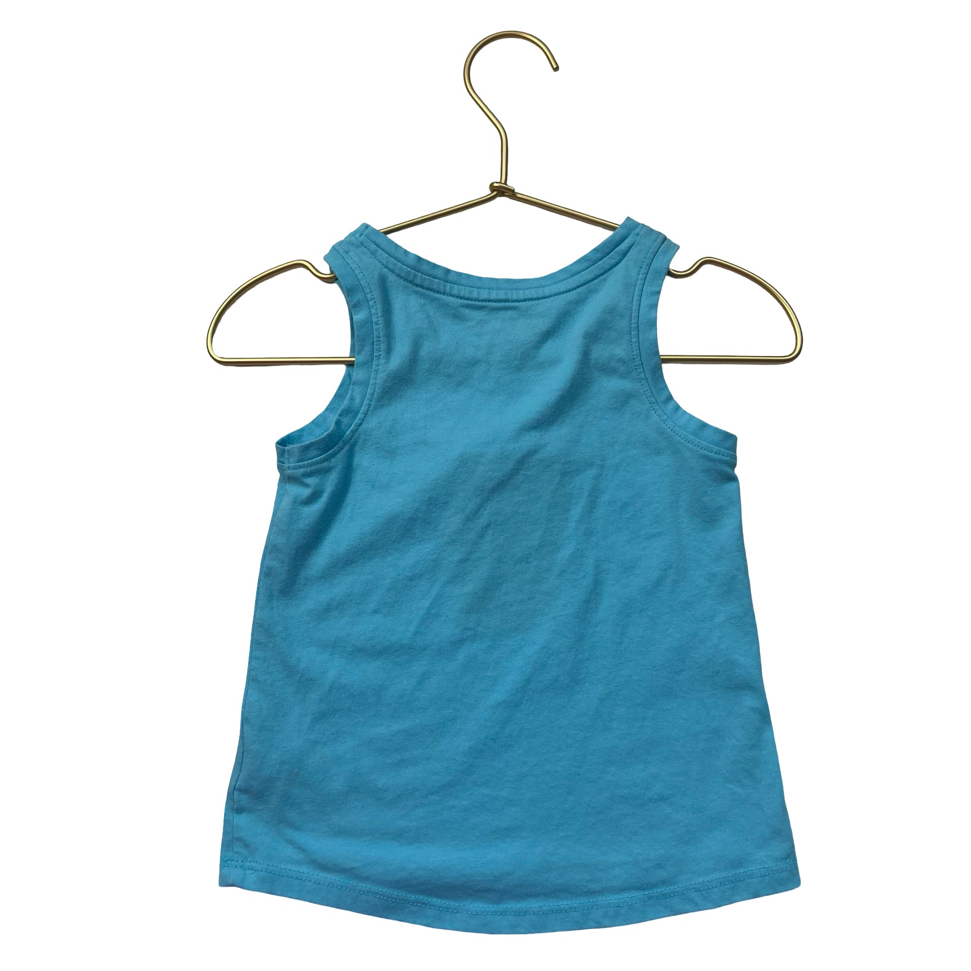 Cat & Jack Blue Ice - Cream Flower Cone Tank Top - Size 18 Mo - Bounce Mkt