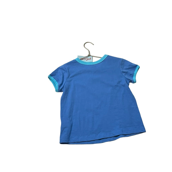 Cat & Jack Blue & Stripes Tee with Tag - Size S 6 - 7 - Bounce Mkt