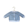 Cat & Jack Blue & White Seersucker Jacket - Size 0 - 3 Mo - Bounce Mkt