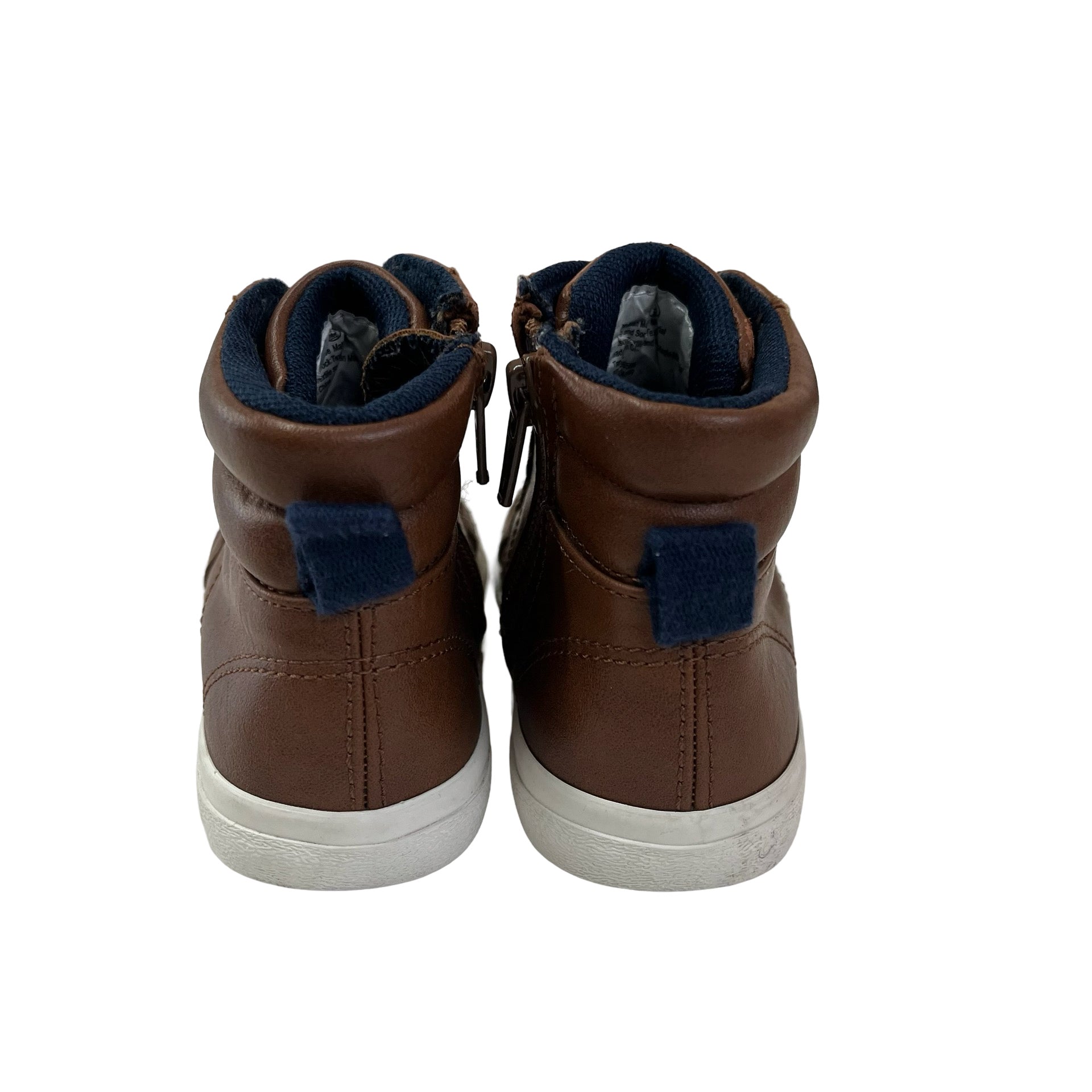 Cat & Jack Brown Faux Leather Shoes - Size 9 - Bounce Mkt