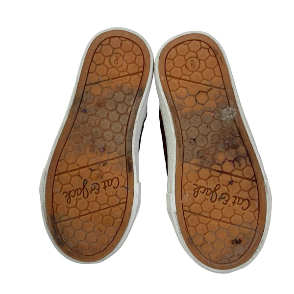 Cat & Jack Brown Faux Leather Shoes - Size 9 - Bounce Mkt