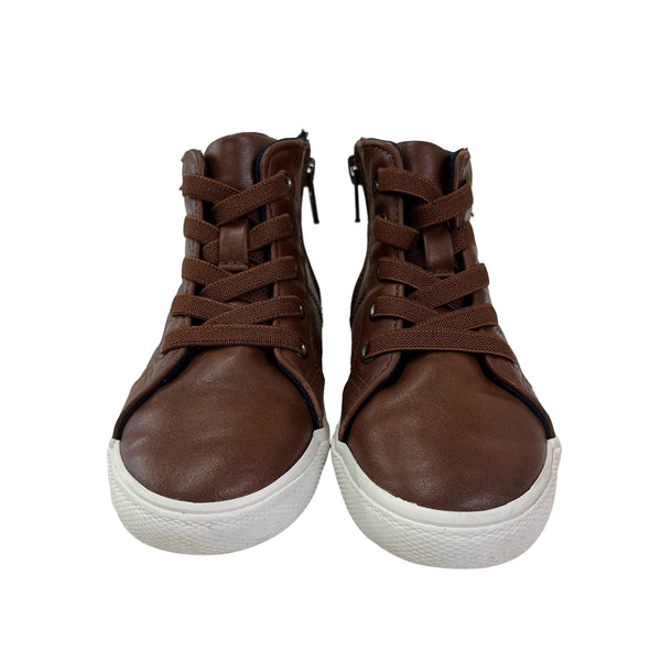 Cat & Jack Brown Faux Leather Shoes - Size 9 - Bounce Mkt