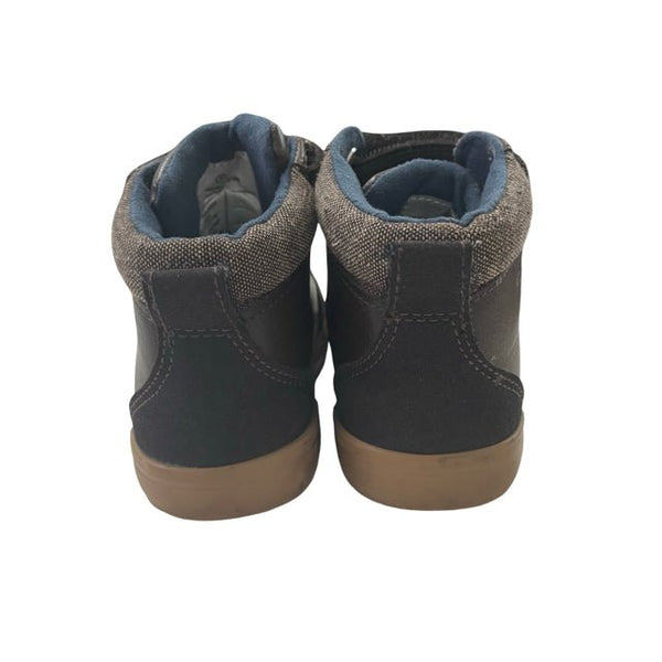 Cat & Jack Brown Faux Leather Velcro Ankle - Boots - Size 7 - Bounce Mkt