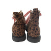 Cat & Jack Brown Leopard Boots with Pink Laces - Size 10 - Bounce Mkt