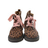 Cat & Jack Brown Leopard Boots with Pink Laces - Size 10 - Bounce Mkt