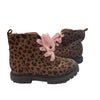 Cat & Jack Brown Leopard Boots with Pink Laces - Size 10 - Bounce Mkt