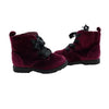 Cat & Jack Burgundy Velvet Boots - Size 8 - Bounce Mkt