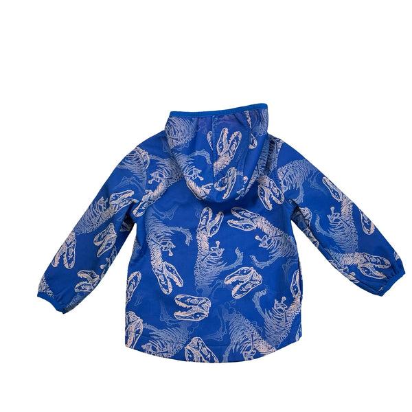 Cat & Jack Fleece - Lined Blue Dino Hooded Jacket - Size 2T - Bounce Mkt