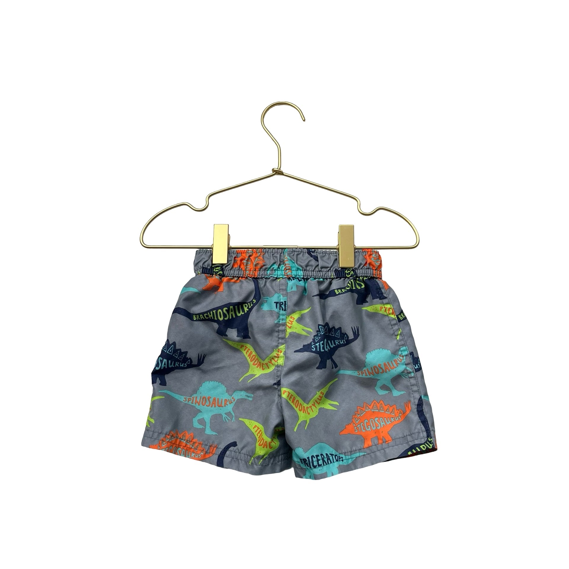 Cat & Jack Gray Dino Swim Trunks - Size 2T - Bounce Mkt