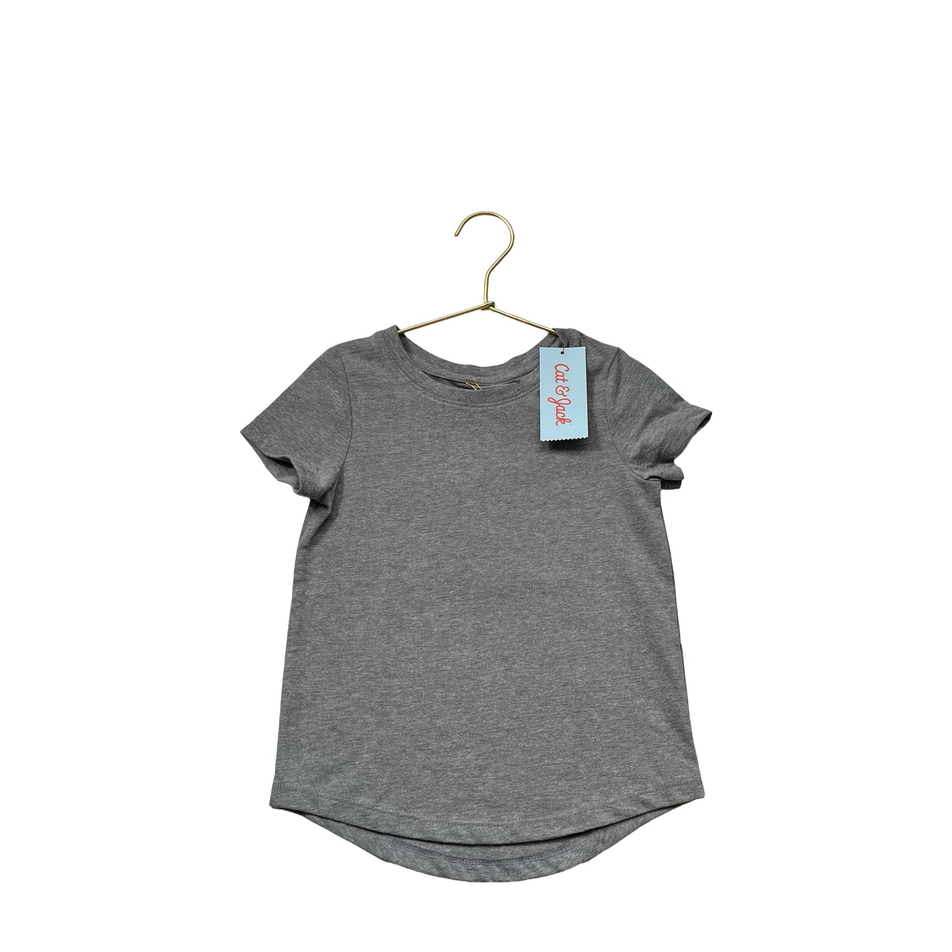 Cat & Jack Gray Tee with Tags - Size 4T - Bounce Mkt