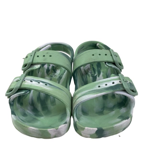 Cat & Jack Green Swirl Sandals - Size 9 - Bounce Mkt