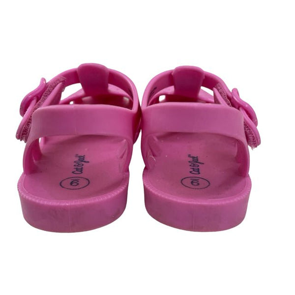 Cat & Jack Matte Hot Pink Jelly Sandals - Size 9 - Bounce Mkt