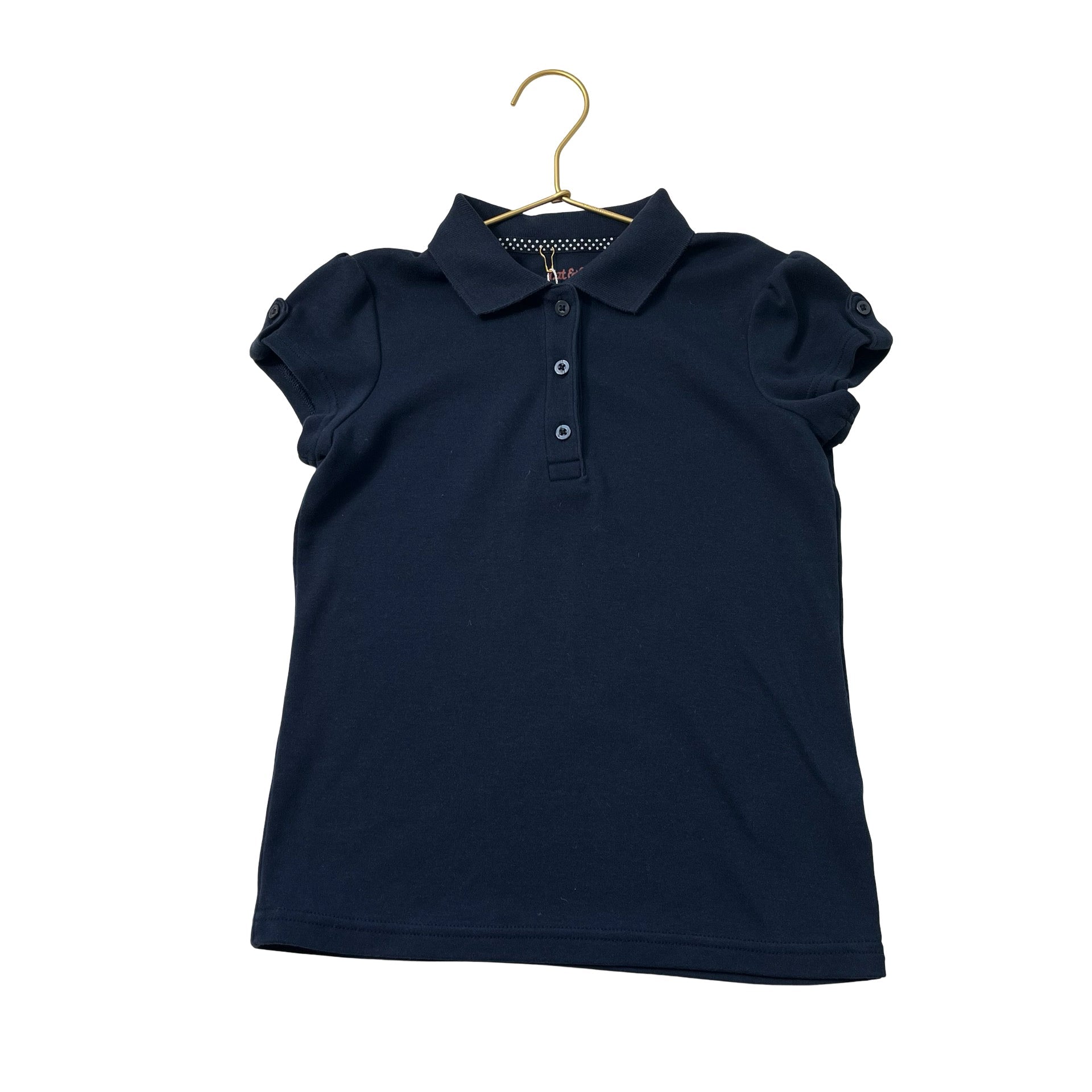 Cat & Jack Navy Short Sleeve Polo Shirt - Size S (6/6X) - Bounce Mkt