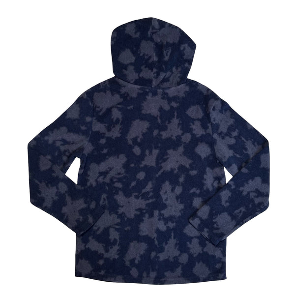 Cat & Jack Navy Tie - Dye Fleece Hoodie - Size M 8 - 10 - Bounce Mkt
