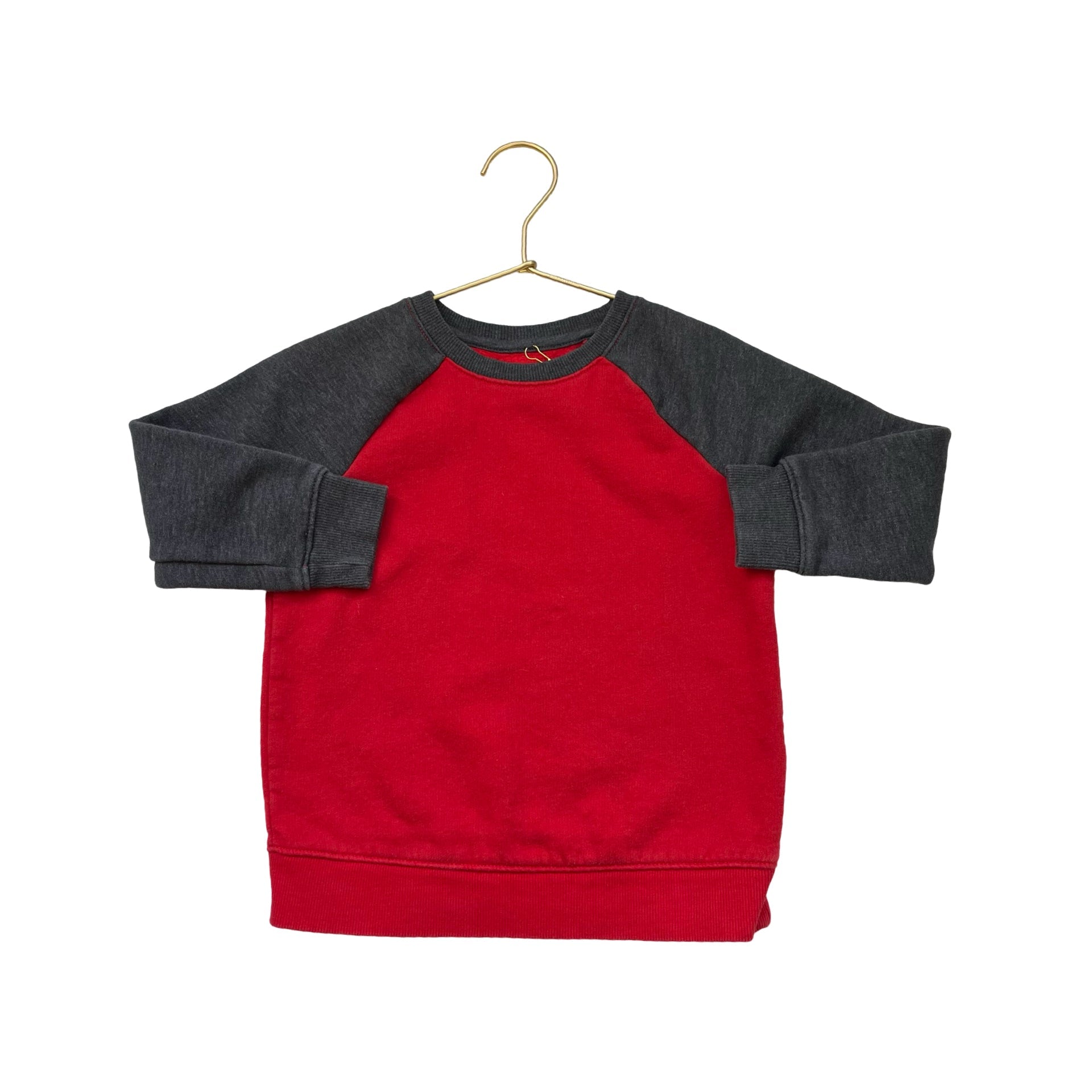 Cat & Jack Red & Gray Sweatshirt - Size 3T - Bounce Mkt