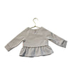 Cat & Jack Tan, Hot Pink, Gold, Aqua Metallic Top - Size 12 Mo - Bounce Mkt