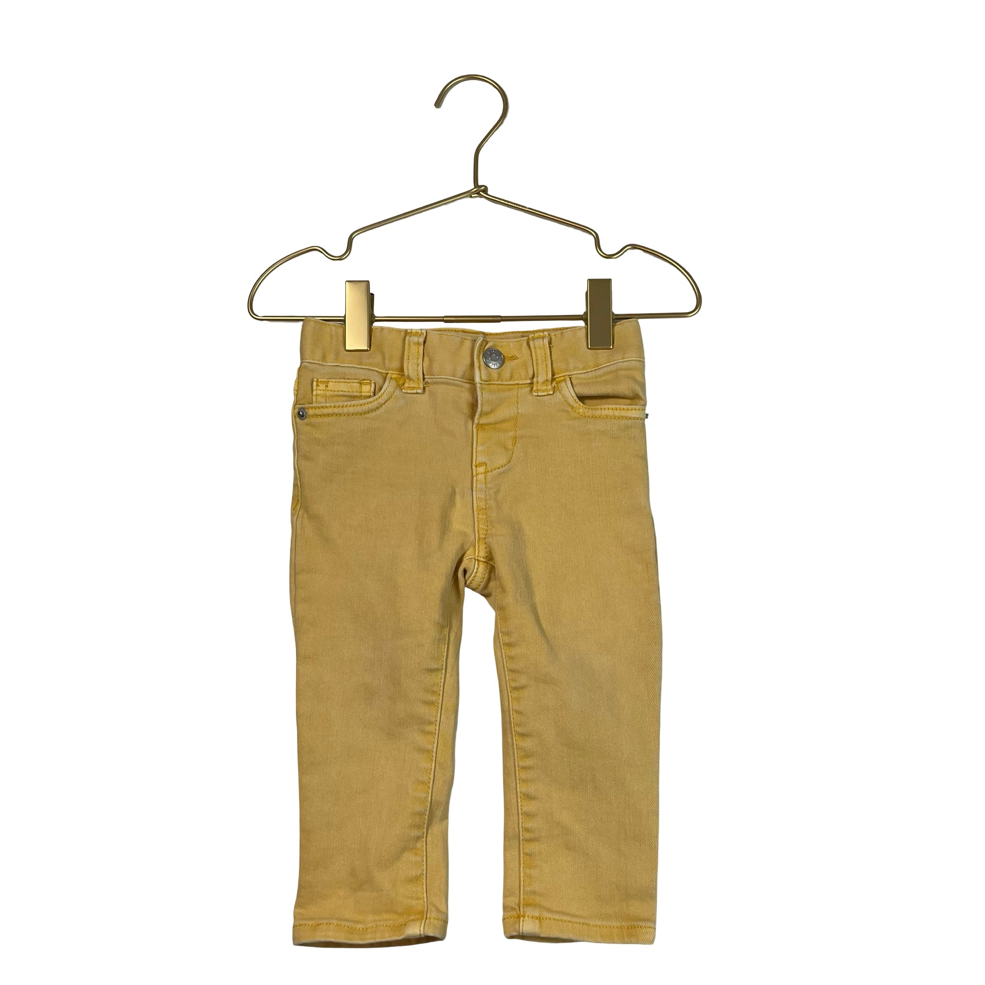 Cat & Jack Yellow Denim 'Skinny' Jeans - Size 18 Mo - Bounce Mkt