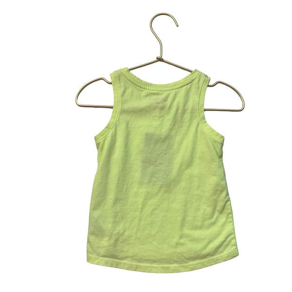 Cat & Jack Yellow Flamingo Skateboarding Tank - Size 18 Mo - Bounce Mkt