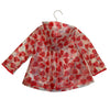 Catimini Clear & Red Heart Print Rain Jacket - Size 2 - Bounce Mkt