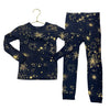 Baby Gap Navy & Gold Foil Star 2 Piece PJ Set - Size 4