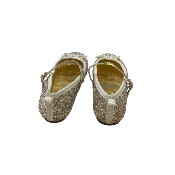 Crewcuts Gold Glitter Shoes - Size K12