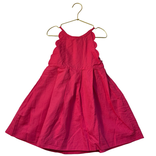 Jacadi Pink Cotton-Linen Dress - Size 6A