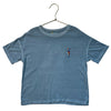 Cat & Jack Blue Vintage-Washed Sailboat Graphic T-Shirt - Size XS 4-5