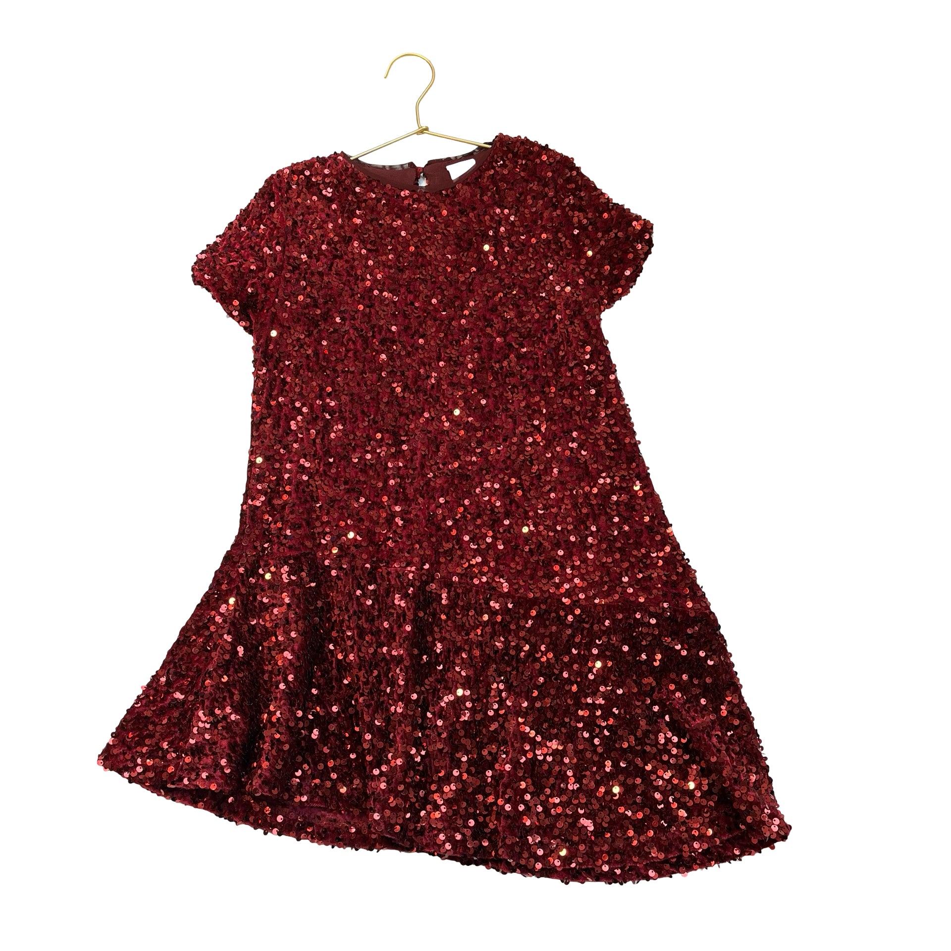 Zara Red Sequin Dress - Size 9