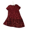 Zara Red Sequin Dress - Size 9