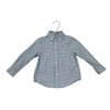Vineyard Vines On-The-Go Performance Blue, Ivory, Gray Plaid Button Down - 2T