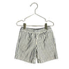 Janie and Jack White, Yellow, Blue Striped Shorts - Size 5