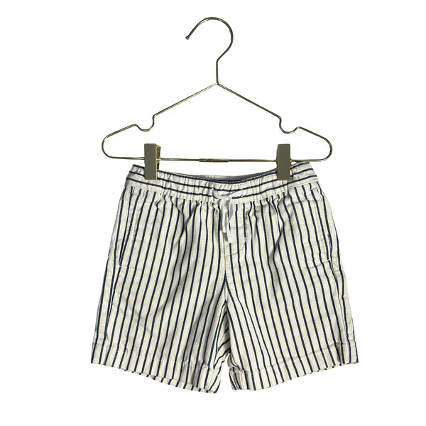 Janie and Jack White, Yellow, Blue Striped Shorts - Size 5