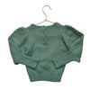 Janie and Jack Green Cable-Knit Sweater - Size 3