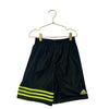 Adidas Black & Neon Green Mesh Athletic Shorts - Size 7X