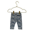 Wheat Blue Floral Leggings - Size 3 Mo