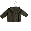 Old Navy Olive Jersey Lined Hooded Field Jacket - Size 6-12 Mo