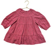 Zara Dusty Rose Flower Pattern Dress - Size 18-24 Mo