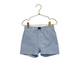 Rugged Butts Blue & White Striped Seersucker Swim Shorts - Size 3T