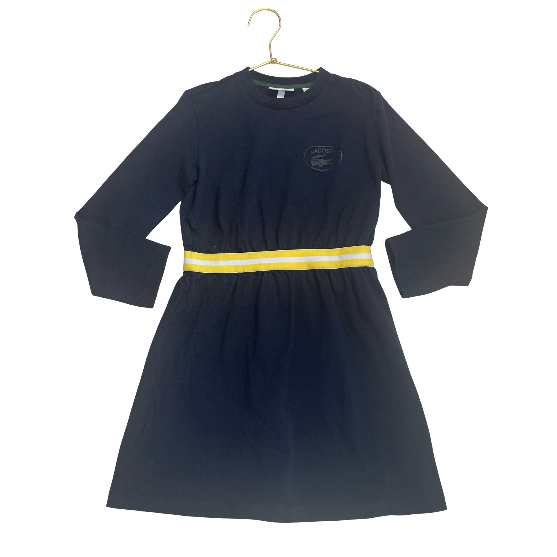 Lacoste Navy & Yellow Dress - Size 8