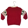 H&M Ivory, Red, Green Christmas Pattern Cotton Sweater - Size 2T