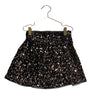 Zara Black Velour & Copper Sequin Skirt - Size 8