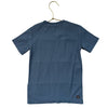 Tea Collection Slate Blue, Orange Gray Striped &-Shirt - Size 5