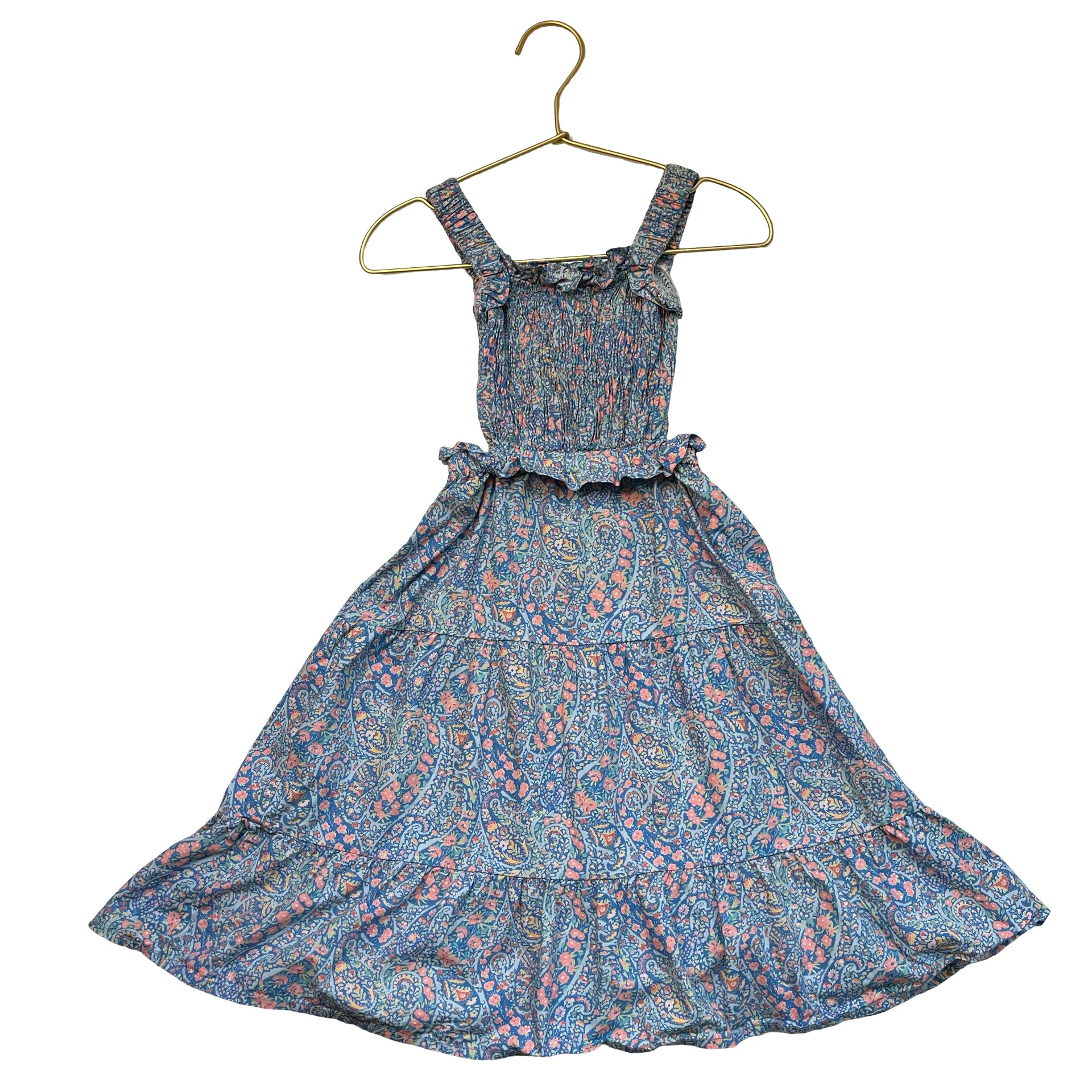 The New Society Blue Floral Dress - Size 3Y