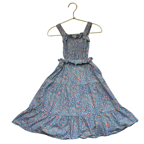 The New Society Blue Floral Dress - Size 3Y